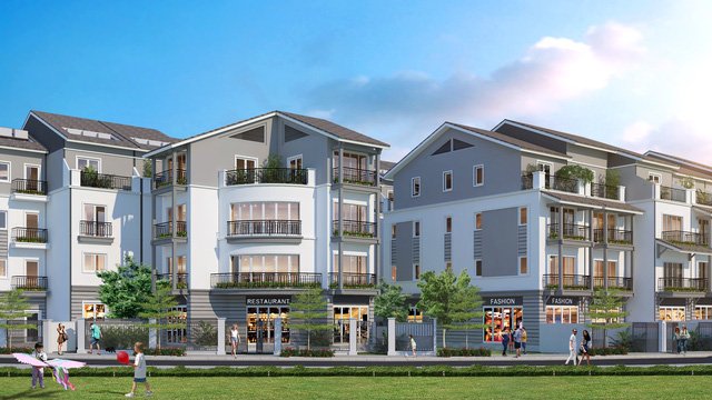 Shophouse Eurowindow Green Park phong cách hiện đại, thuận tiện an cư và kinh doanh