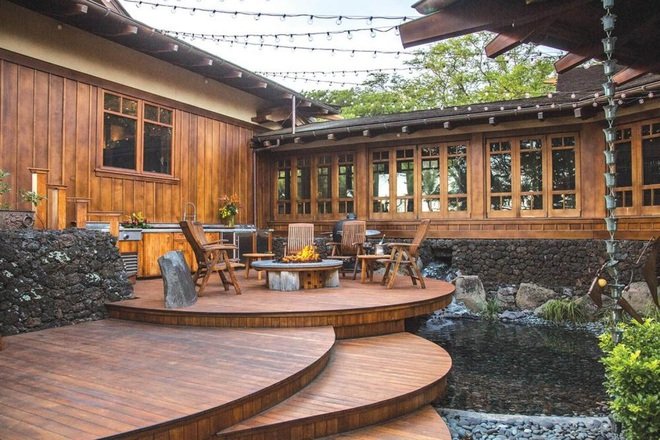 Bên trong dinh thự 78 triệu USD ở Hawai vừa tậu của tỷ phú Jeff Bezos Khung cảnh lãng mạn bên trong dinh thự (Ảnh: Luxurylaunches.com).