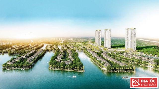 Triển khai vườn thượng uyển trên cao dài 300m tại Ecopark