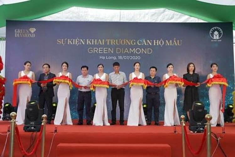 Sự kiện khai trương căn hộ mẫu Green Diamond.