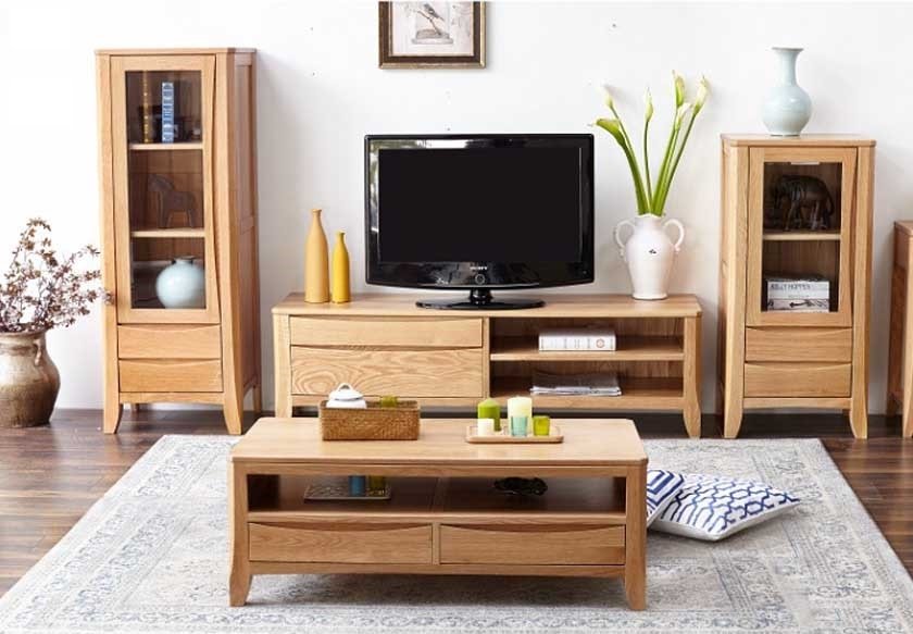 Trang trí phòng khách bằng nội thất gỗ tự nhiên Trang trí phòng khách bằng nội thất gỗ tự nhiên