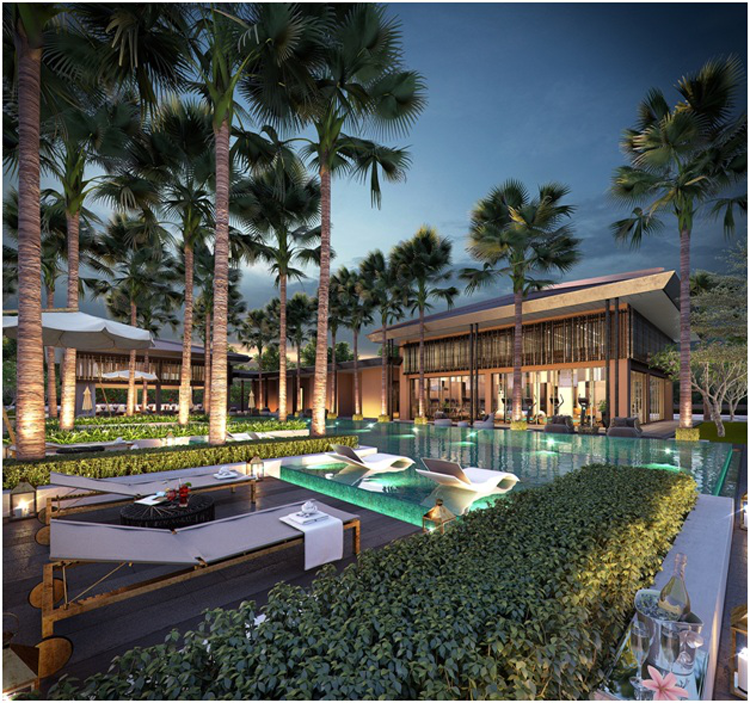 Khu tiện ích The Mansions Club đi vào hoạt động trong tháng 8/2020.