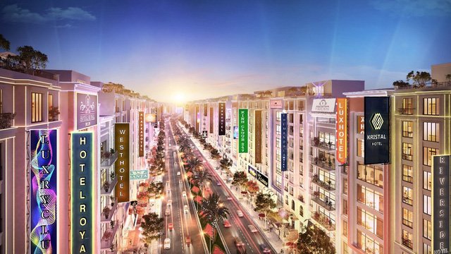 Phối cảnh khu Khách sạn mini Four Seasons