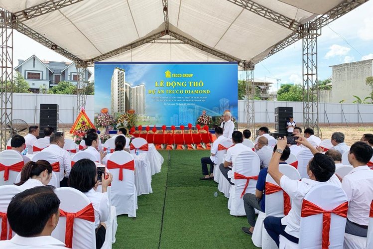 Lễ động thổ dự án Tecco Diamond.