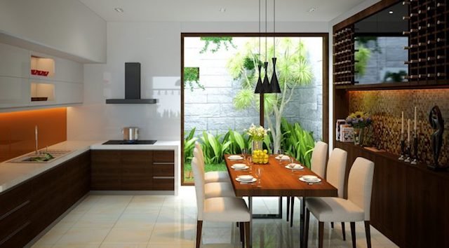 Nguyên tắc bố trí khe thoáng cho thiết kế nhà ống